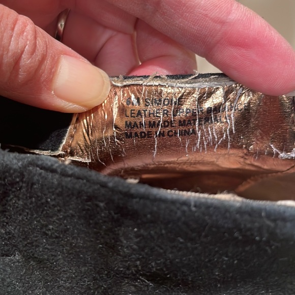 Sam Edelman women’s size 6 black suede bootie heels - Picture 5 of 7